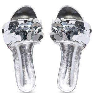 AKIRA Azalea Wang Tachi Embellished Flat Sandal